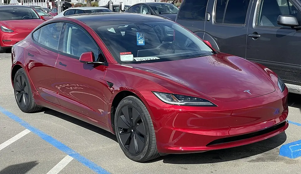 Tesla Model 3 ready for a San Francisco day trip