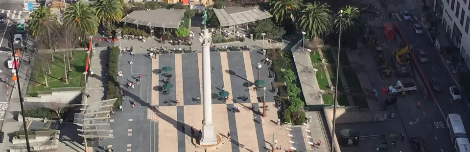 Historic downtown San Francisco scene associated with the saved Union Square tour page